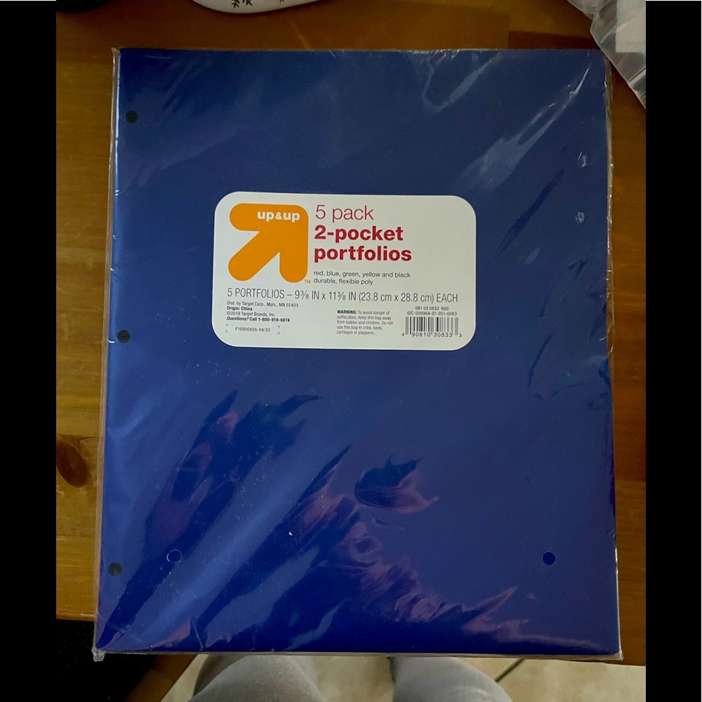 5 pack 2 pocket portfolios